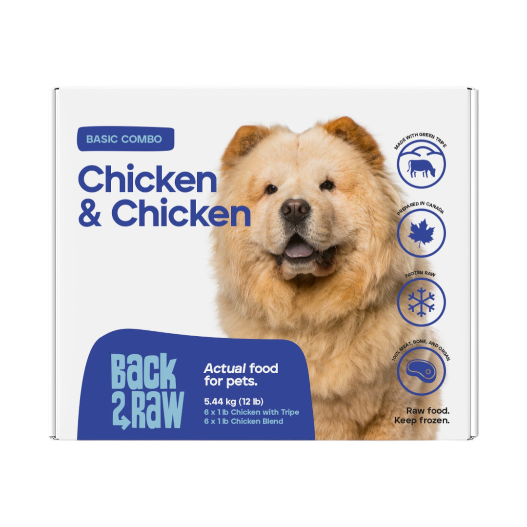 Back2Raw Dog Basic Chicken &amp; Chicken Blend (12lb)
