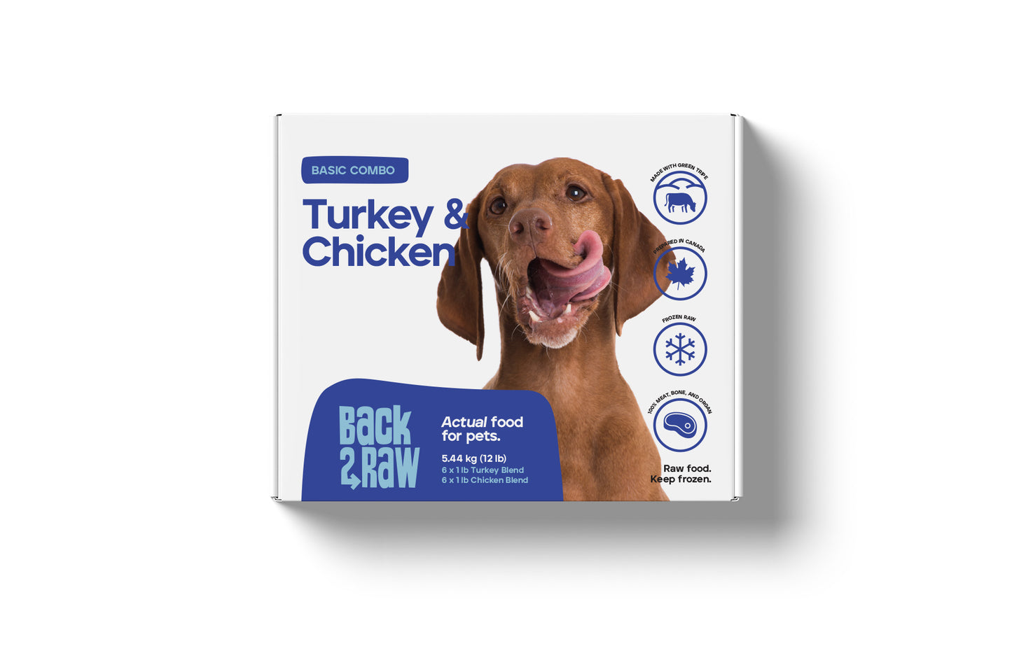 Back2Raw Dog Basic Turkey & Chicken Blend (12lb)