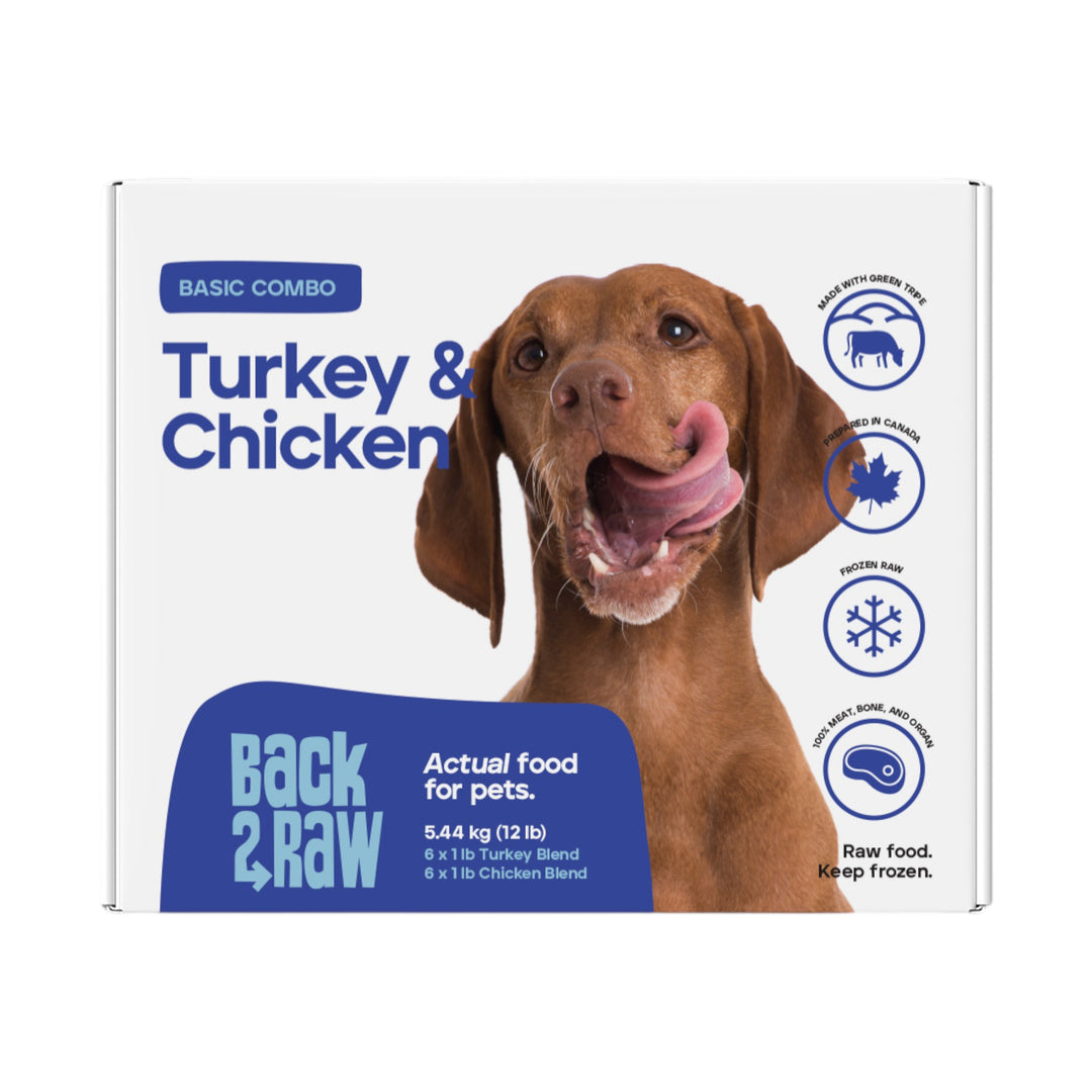 Back2Raw Dog Basic Turkey &amp; Chicken Blend (12lb)