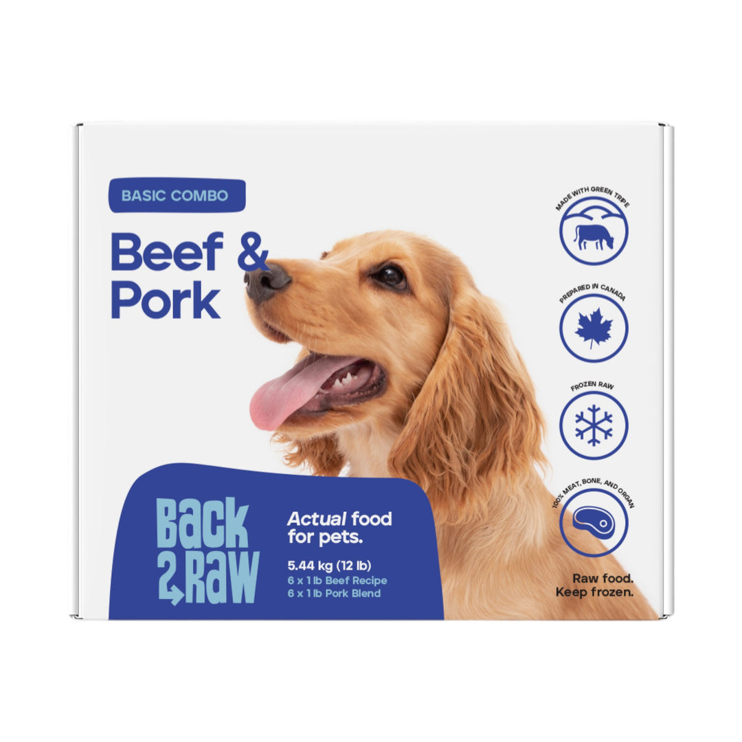 Back2Raw Dog Basic Beef &amp; Pork Blend (12lb)