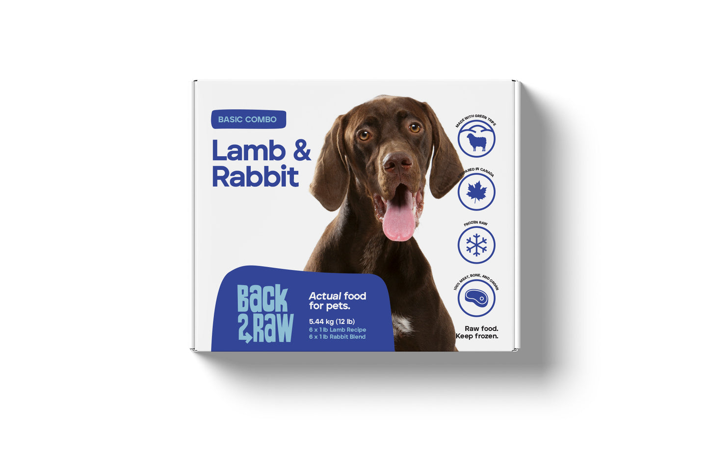 Back2Raw Dog Basic Lamb & Rabbit Blend (12lb)