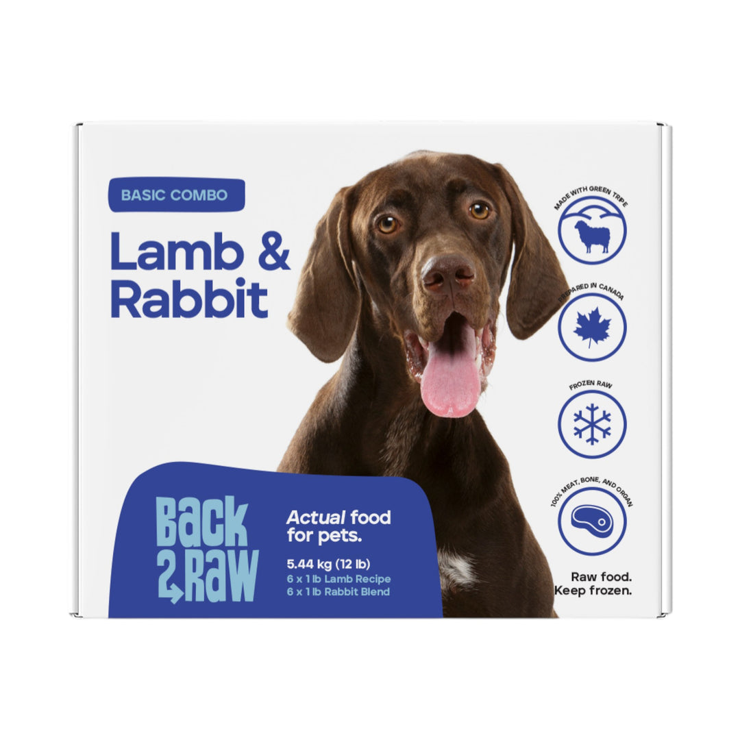 Back2Raw Dog Basic Lamb &amp; Rabbit Blend (12lb)