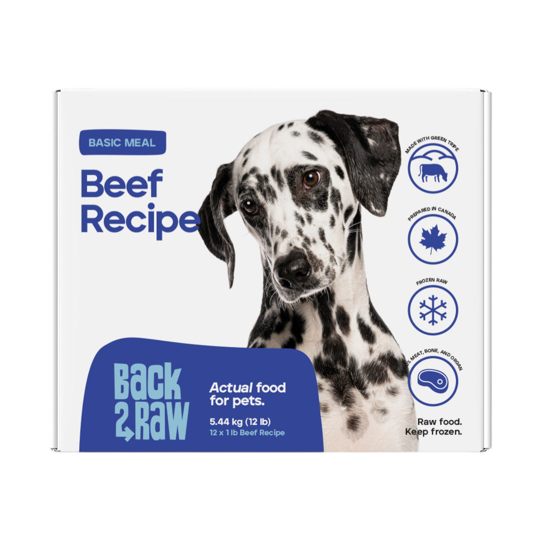 Back2Raw Dog Basic Beef Recipe (12lb)