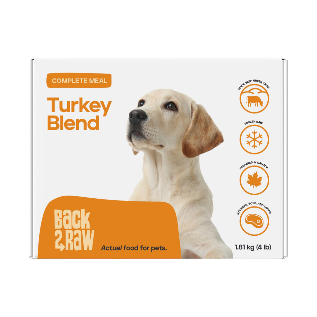 Back2Raw Dog Complete Turkey Blend (4lb)