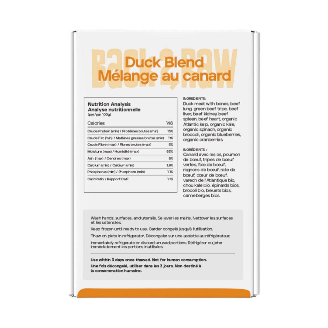 Back2Raw Dog Complete Duck Blend (4lb)