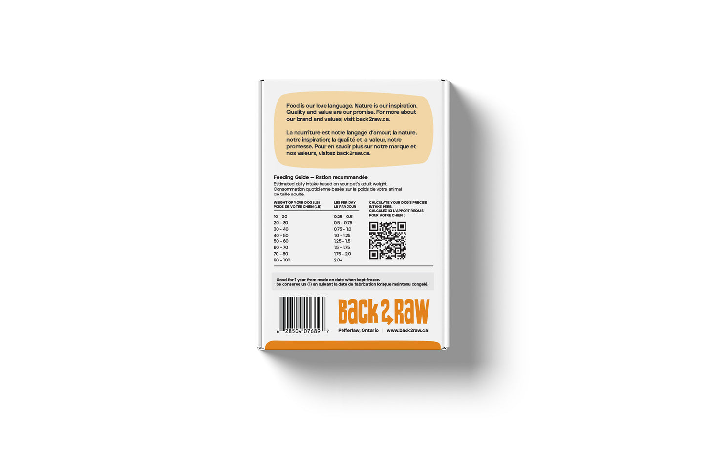 Back2Raw Dog Complete Rabbit Blend (4lb)