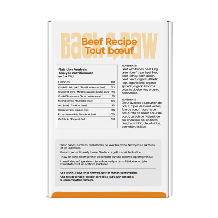 Back2Raw Dog Beef Complete Recipe (4lb)