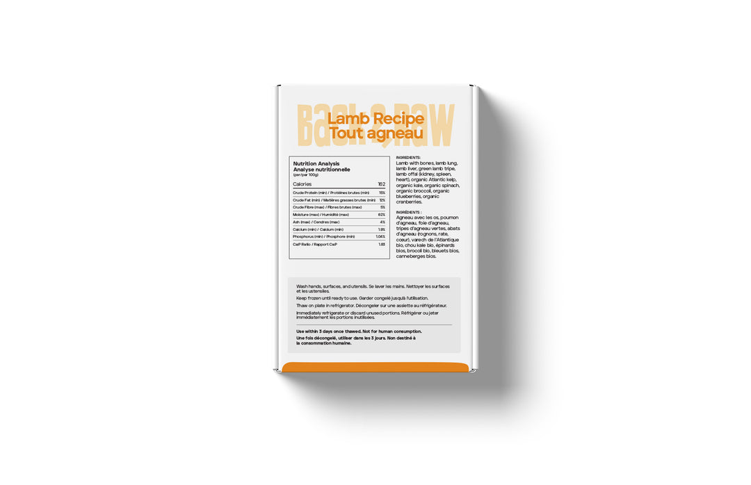 Back2Raw Dog Complete Lamb Recipe (4lb)