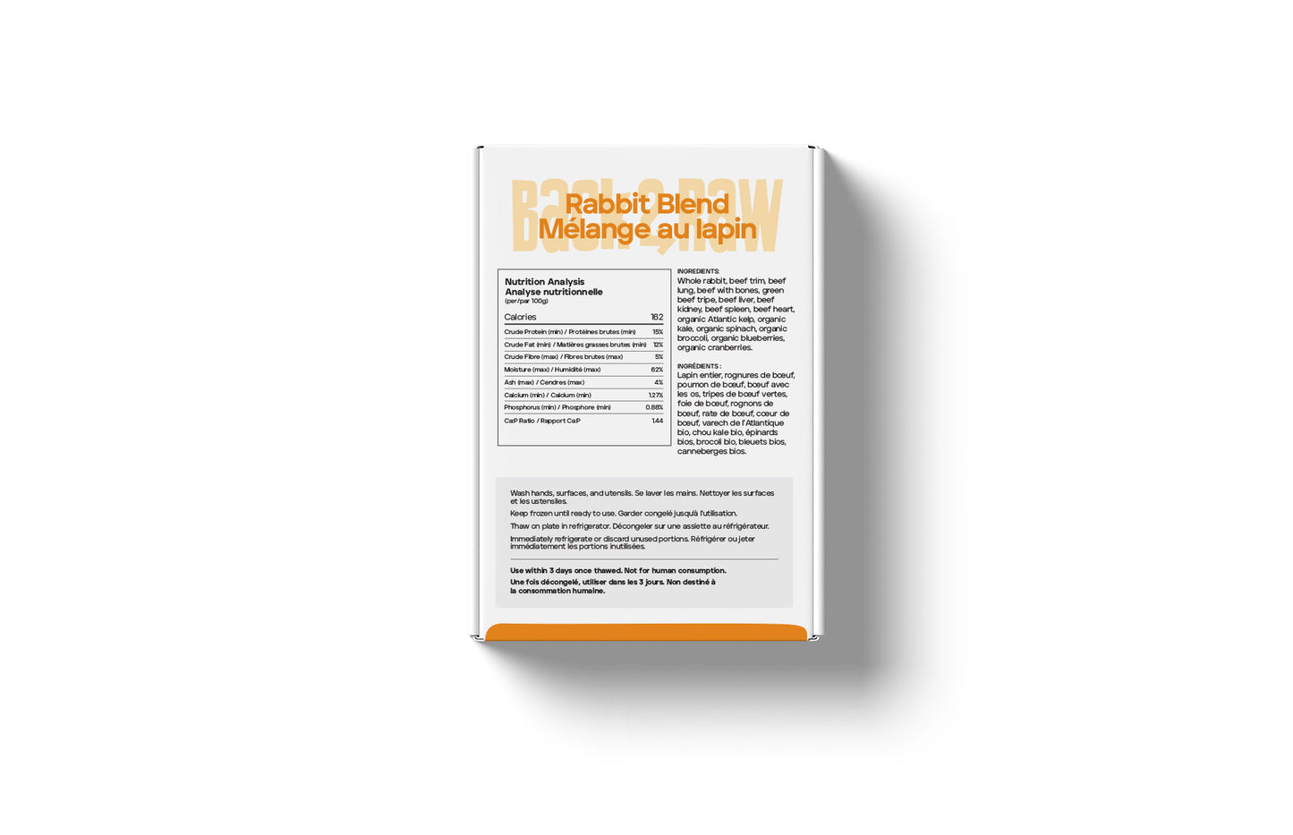 Back2Raw Dog Complete Rabbit Blend (4lb)