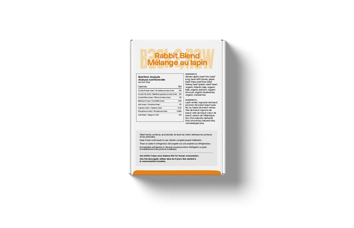 Back2Raw Dog Complete Rabbit Blend (4lb)