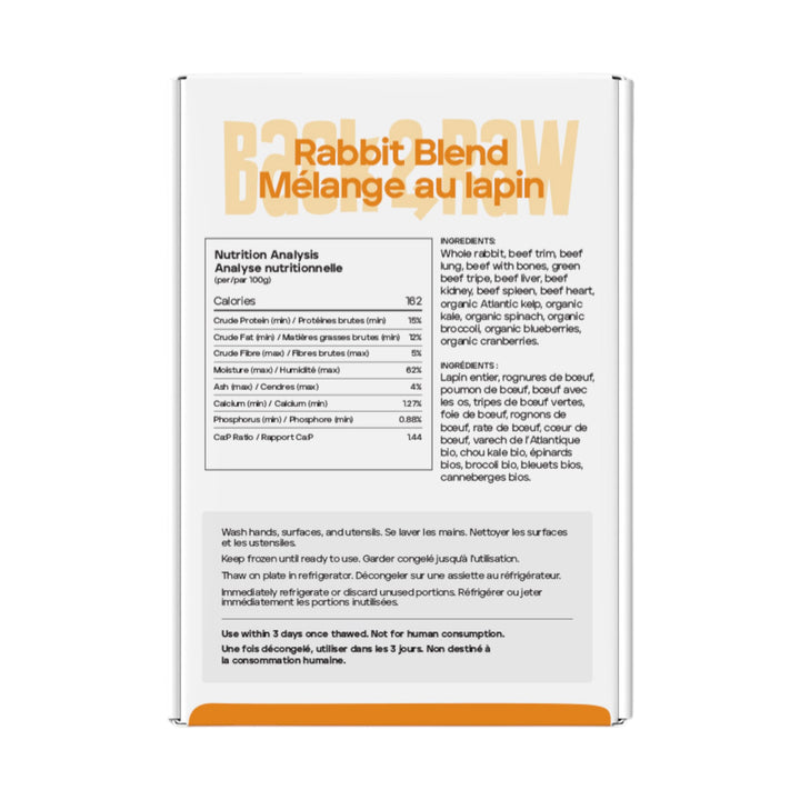 Back2Raw Dog Complete Rabbit Blend (4lb)