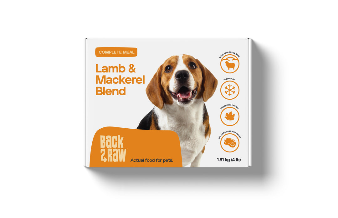 Back2Raw Dog Complete Lamb &amp; Mackerel Blend (4lb)