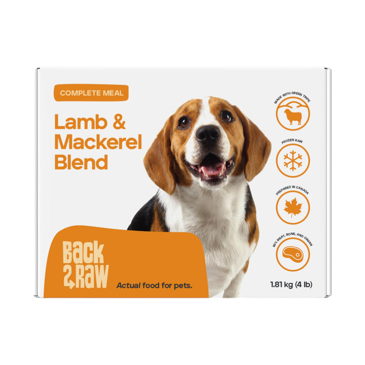 Back2Raw Dog Complete Lamb &amp; Mackerel Blend (4lb)