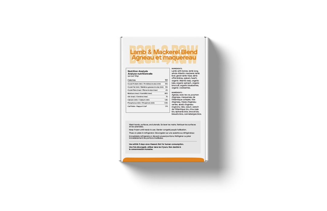 Back2Raw Dog Complete Lamb &amp; Mackerel Blend (4lb)