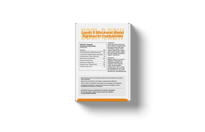 Back2Raw Dog Complete Lamb &amp; Mackerel Blend (4lb)