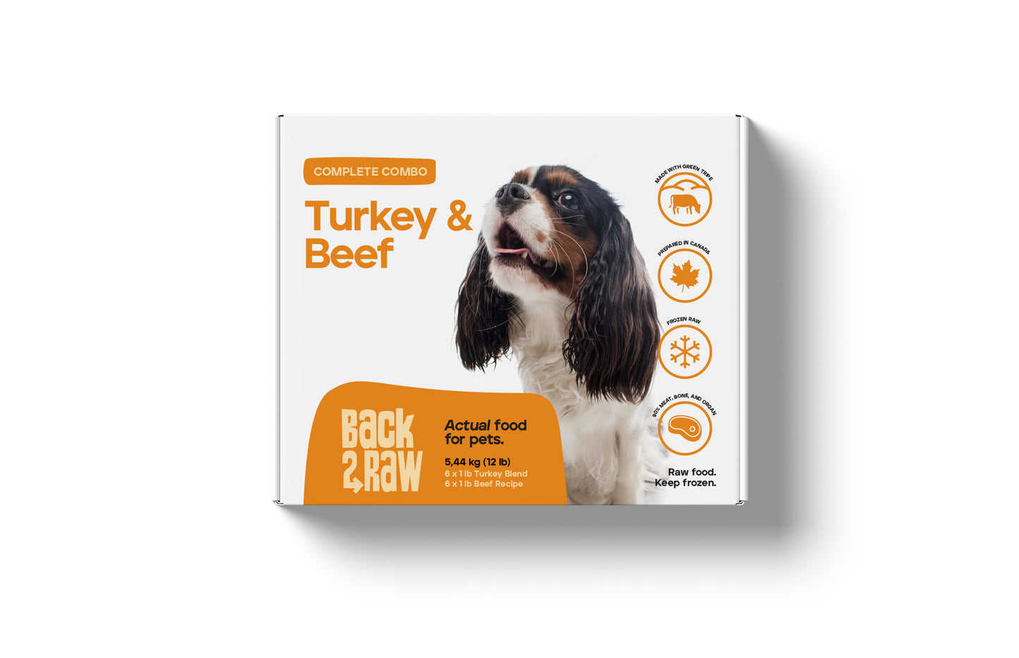 Back2Raw Dog Complete Turkey & Beef Blend (12lb)