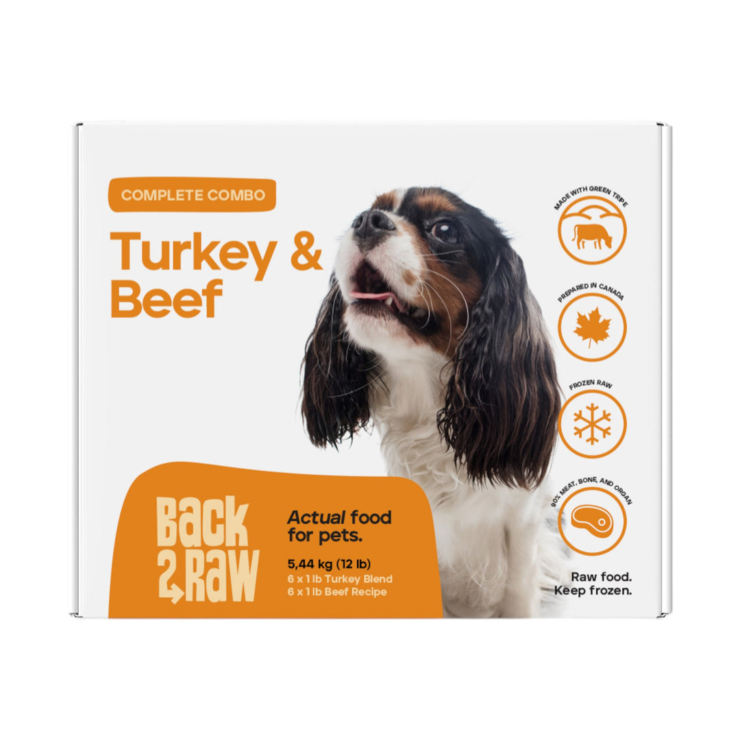 Back2Raw Dog Complete Turkey &amp; Beef Blend (12lb)