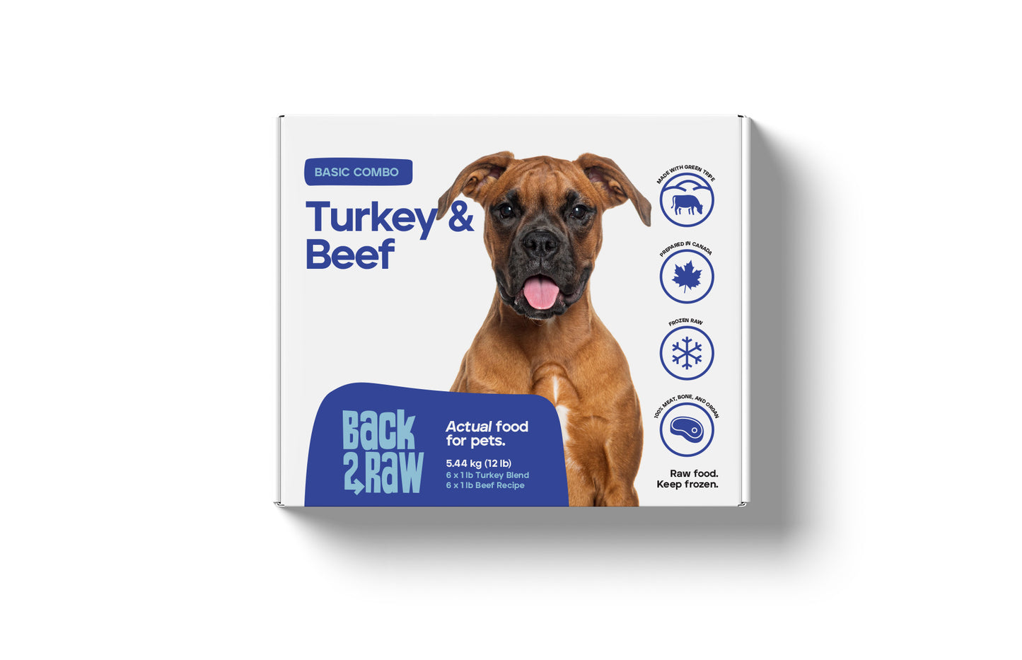 Back2Raw Dog Basic Turkey & Beef Blend (12lb)