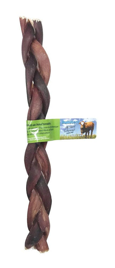 Bullsters Beef Bully Stick Braid 12" - Tail Blazers Etobicoke