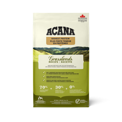 Acana Dog Highest Protein Grasslands Recipe (11.4kg)