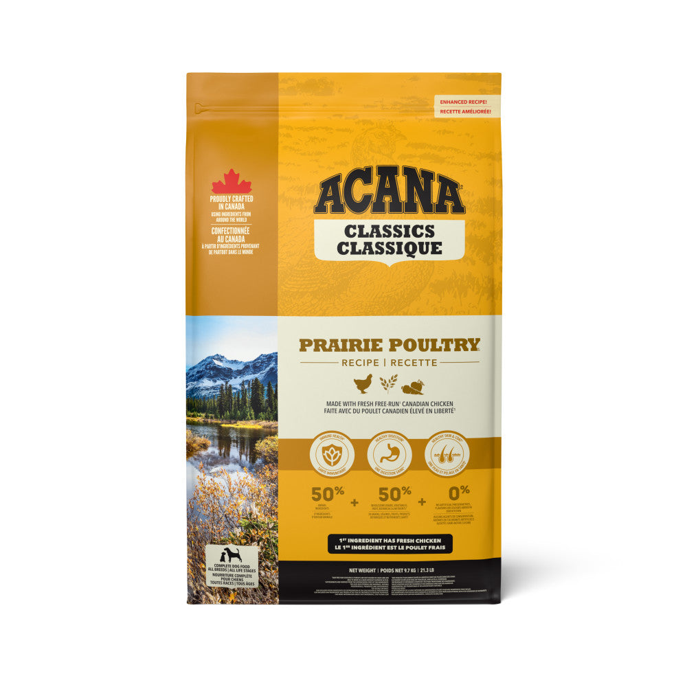 Acana Classic Prairie Poultry Dog Kibble (9.7kg)