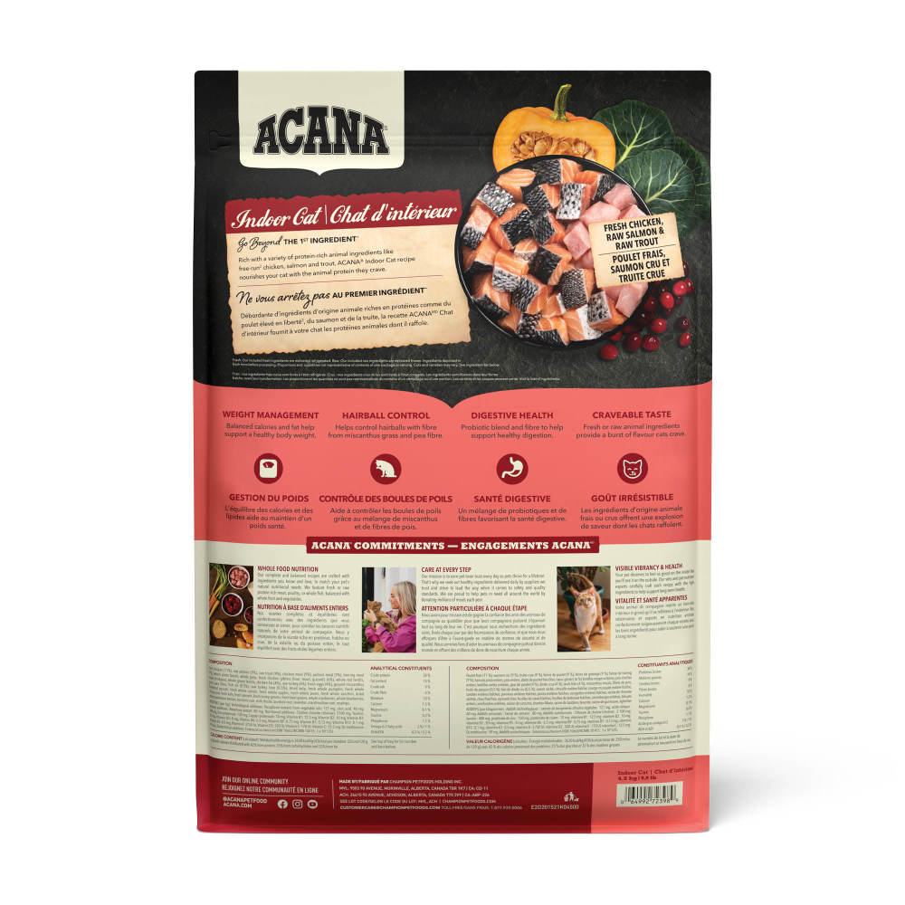 Acana Highest Protein Indoor Cat (4.5kg)