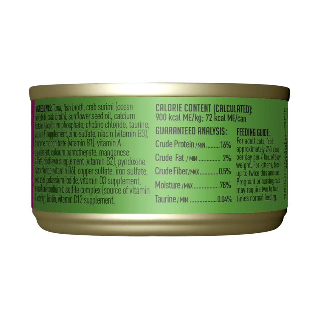 Tiki Cat Lanai Grill Tuna &amp; Crab Surimi (2.8oz)