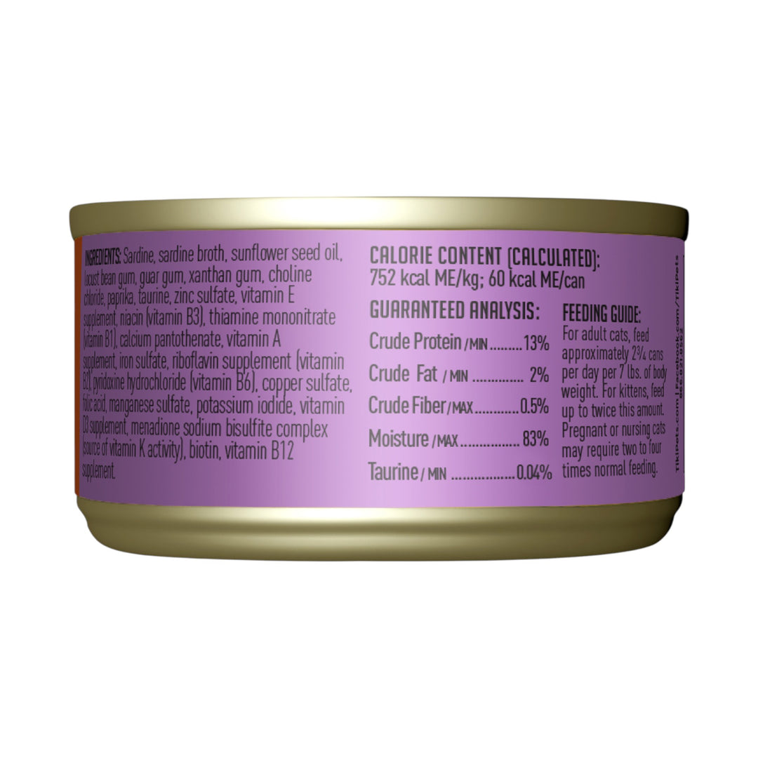 Tiki Cat Tahitian Grill Sardine Cutlets In Sardine Consomme (2.8oz)