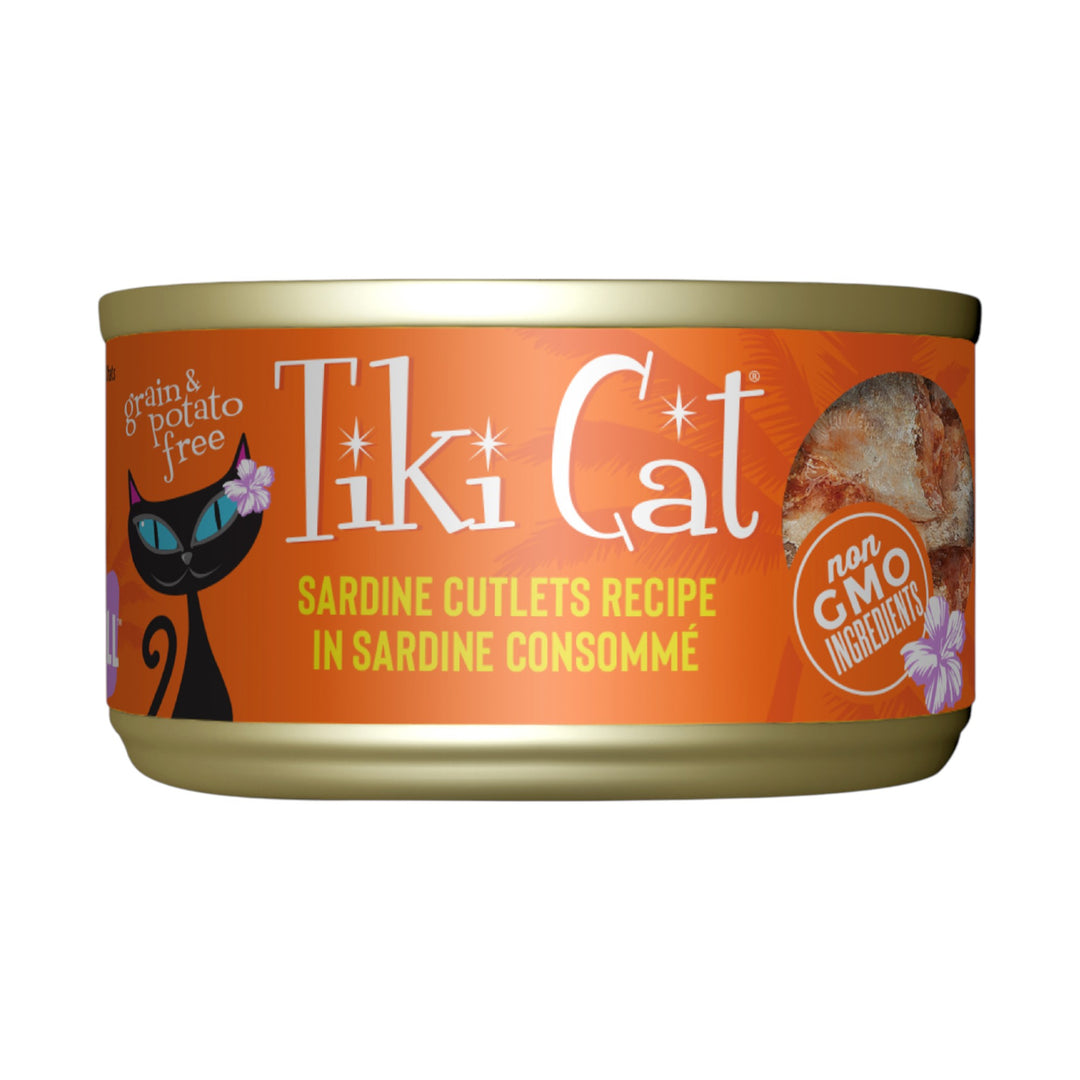 Tiki Cat Tahitian Grill Sardine Cutlets In Sardine Consomme (2.8oz)