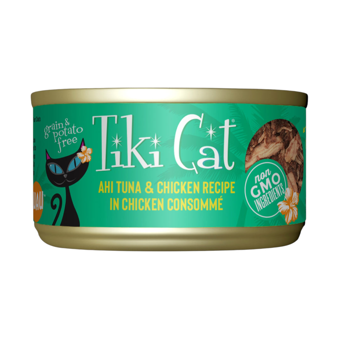 Tiki Cat Hookena Luau Ahi Tuna &amp; Chicken (2.8oz)