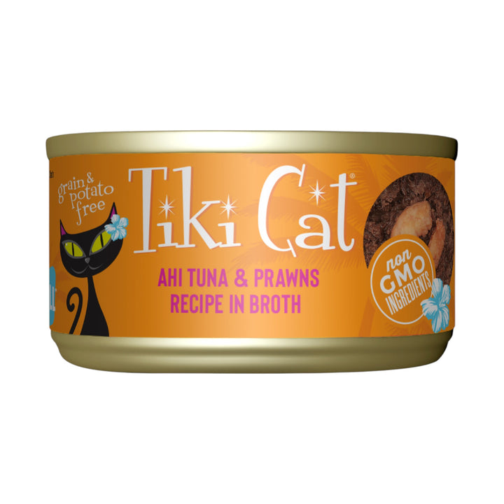 Tiki Cat Manana Grill Ahi Tuna &amp; Prawns In Broth (2.8oz)