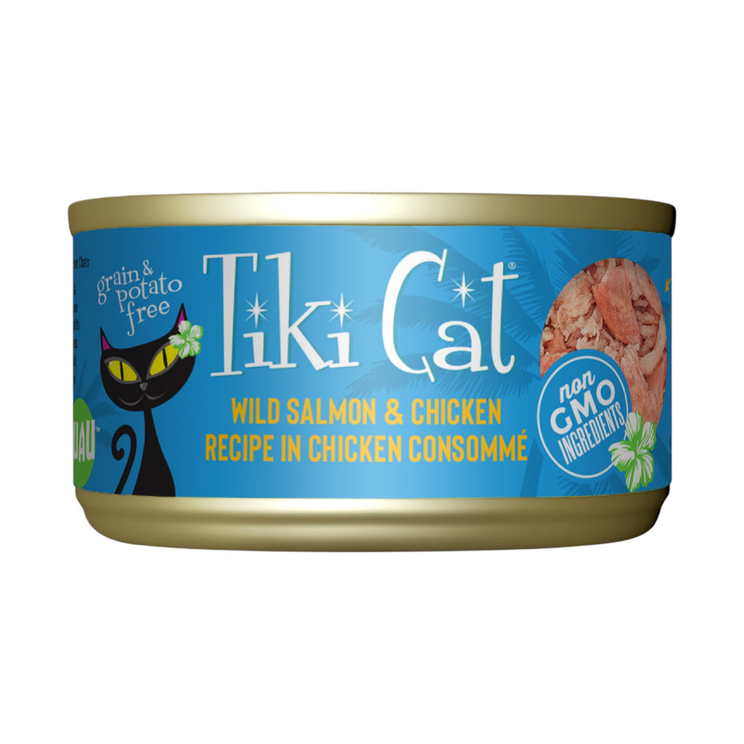 Tiki Cat Napili Luau Wild Salmon &amp; Chicken (2.8oz)