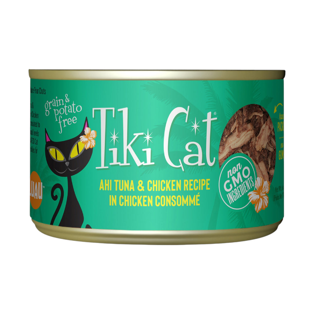 Tiki Cat Luau Ahi Tuna &amp; Chicken (6oz)