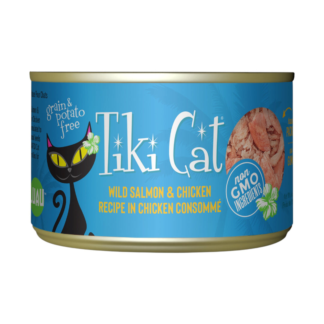 Tiki Cat Luau Wild Salmon &amp; Chicken Can (6oz)