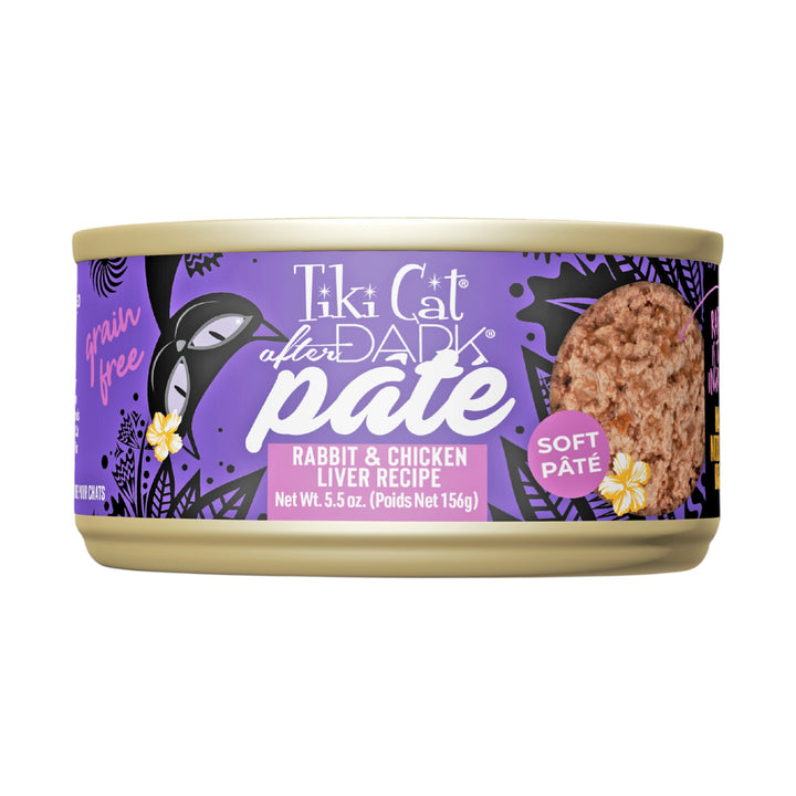 Tiki Cat After Dark Pâté Rabbit &amp; Chicken Liver Recipe (3oz)