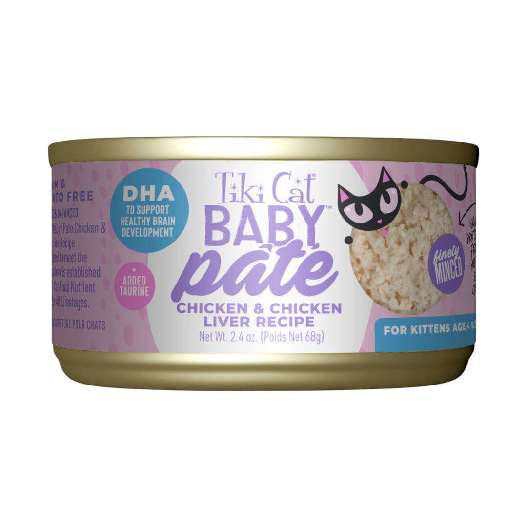 Tiki Cat Baby Chicken &amp; Chicken Liver Pate (2.4oz)