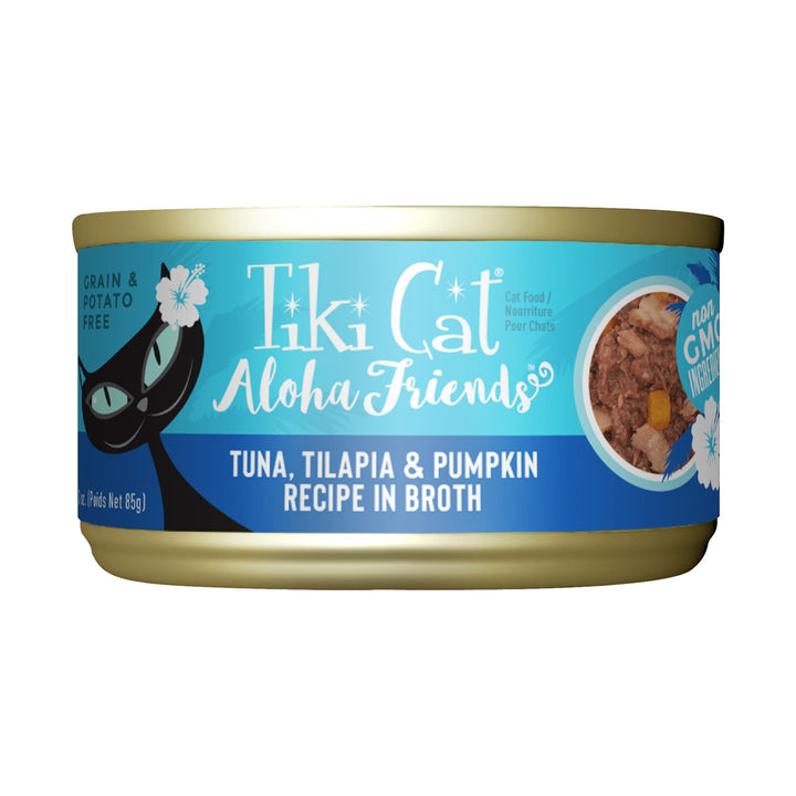 Tiki Cat Aloha Friends Tuna, Tilapia &amp; Pumpkin (3oz)