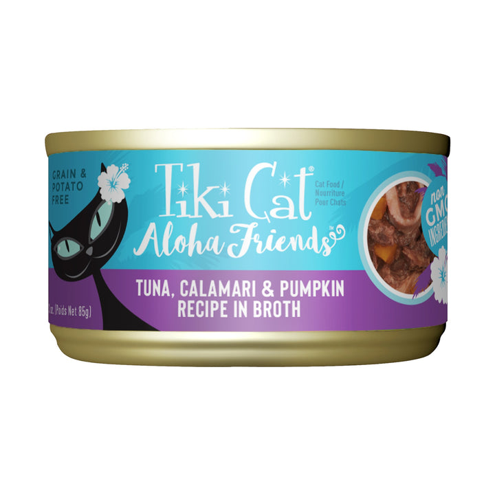 Tiki Cat Aloha Friends Tuna With Calamari And Pumpkin (3oz)
