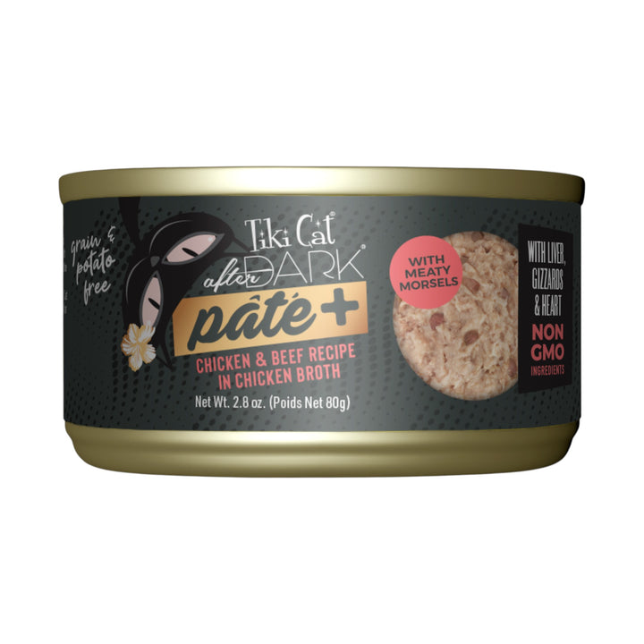 Tiki Cat After Dark Pate+ Chicken &amp; Beef (2.8oz)