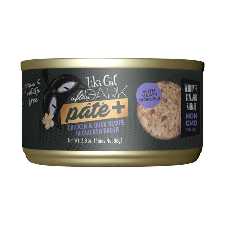 Tiki Cat After Dark Pate+ Chicken &amp; Duck (2.8oz)