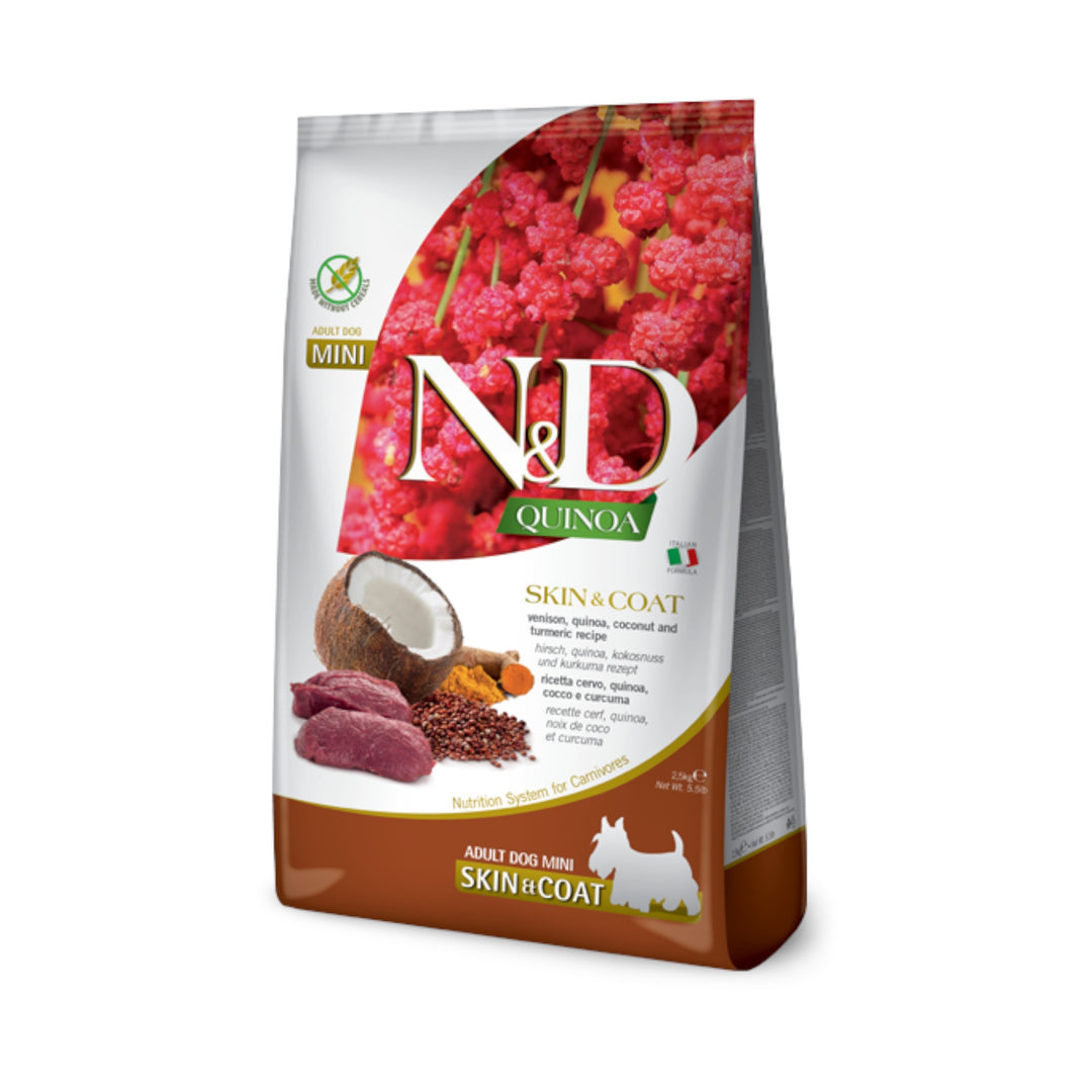 Farmina Quinoa Skin &amp; Coat Venison Dog Mini (2.5kg)