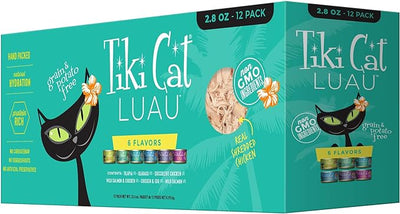 TIKI CAT LUAU VARIETY PK 12X2.8OZ - Tail Blazers Etobicoke