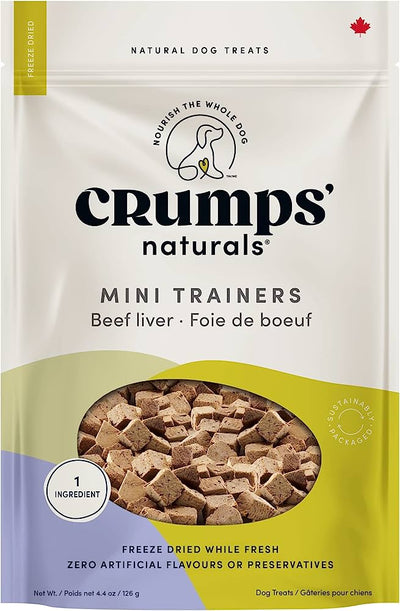 Crumps Freeze-Dried Beef Liver Mini Trainers (105g)