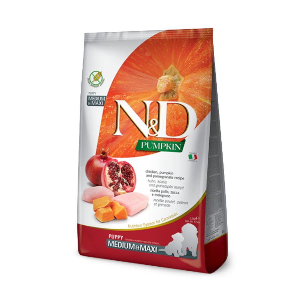 Farmina Pumpkin Chicken Pomegranate Puppy Medium/Max (2.5kg)