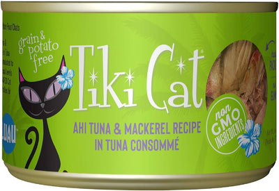 Tiki Cat Luau Ahi Tuna & Mackerel Recipe 6oz