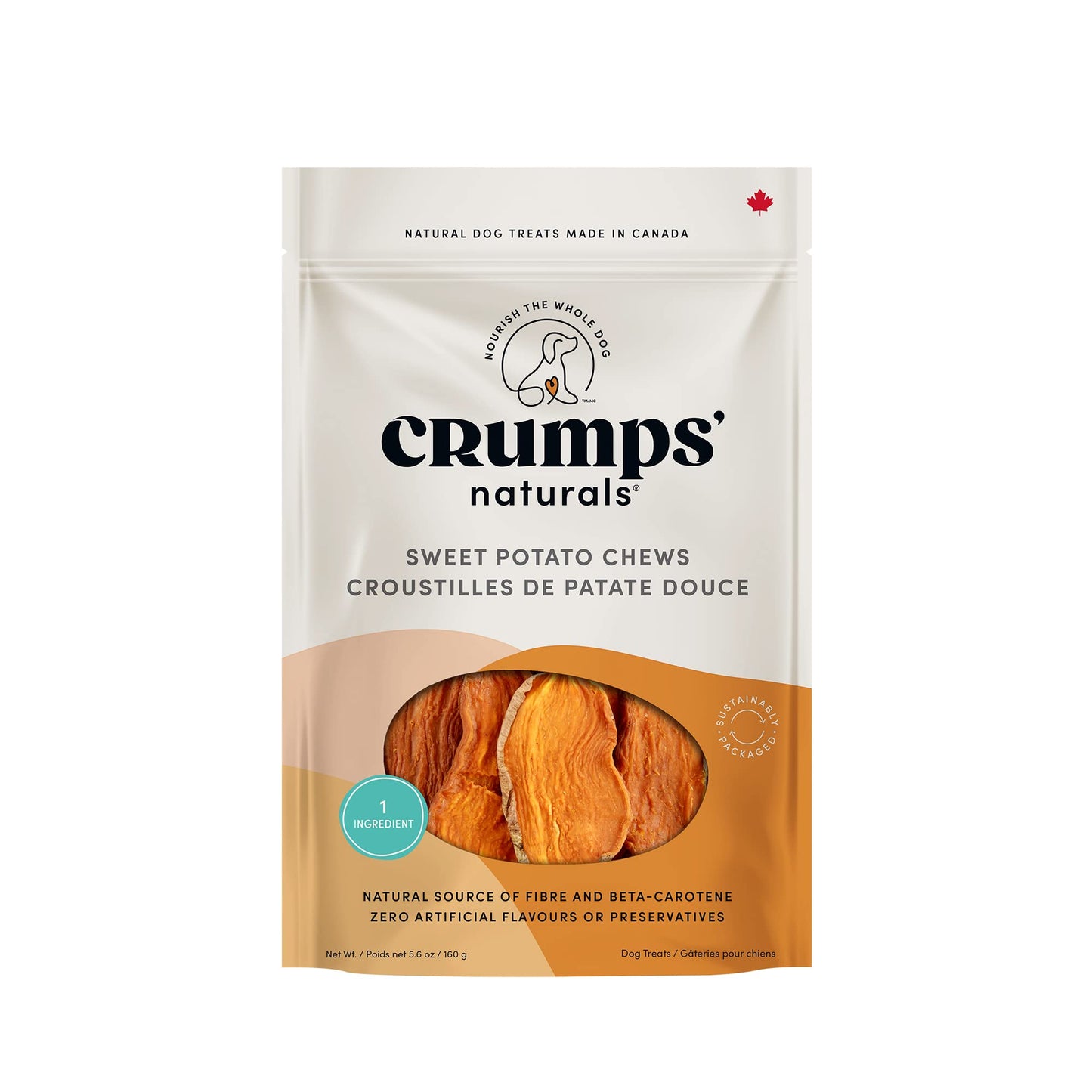 Crumps Dehydrated Sweet Potato Chews (160g)