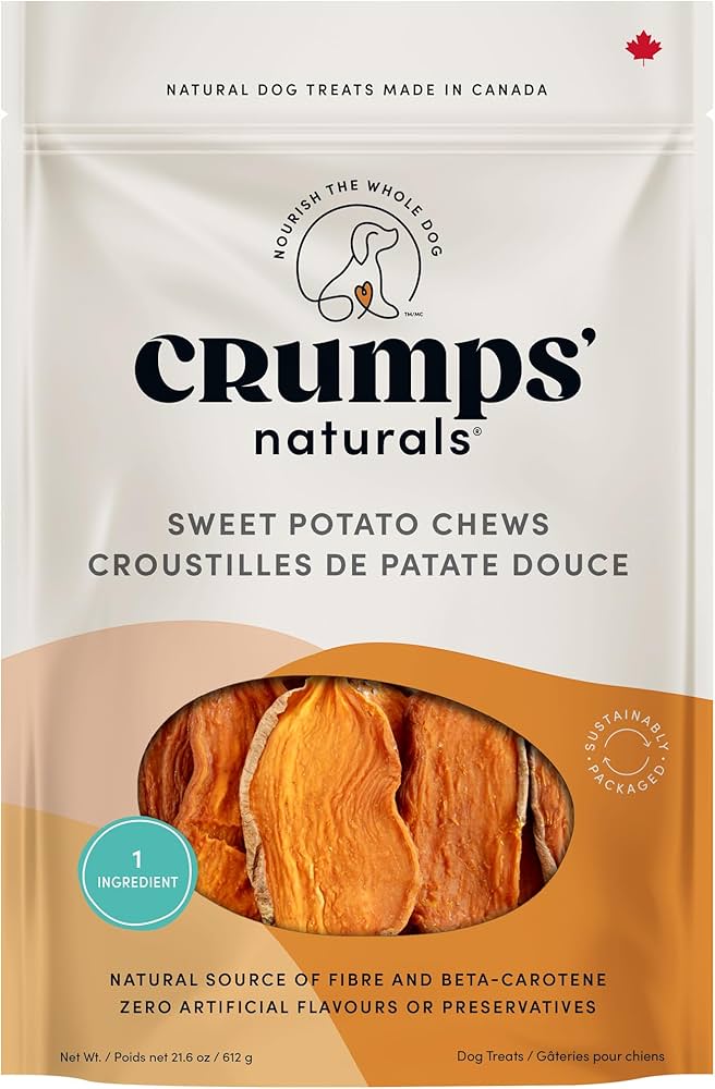 Crumps' Sweet Potato Chews Dog Treats 612g