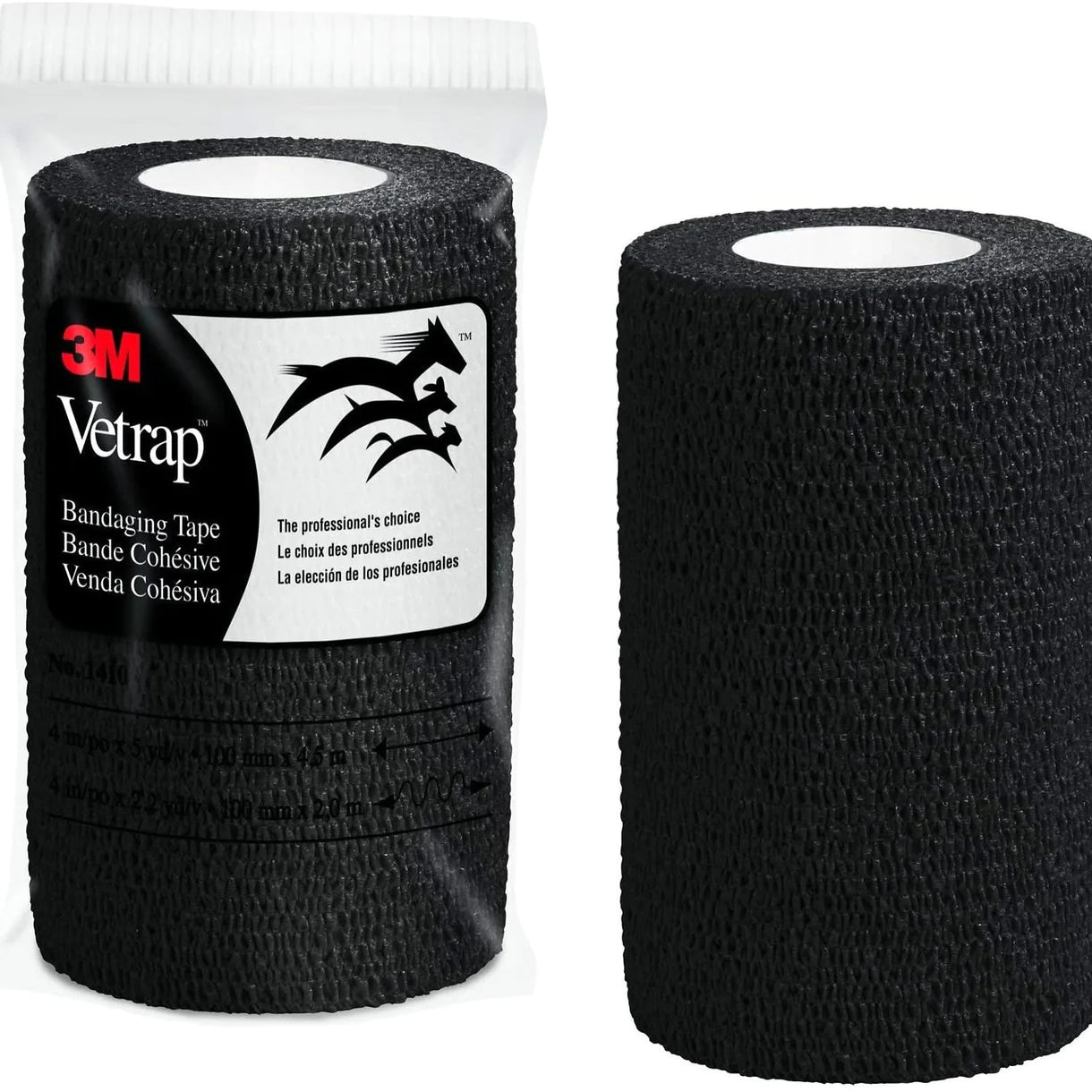 VET WRAP BLACK 4" X 5 YARDS