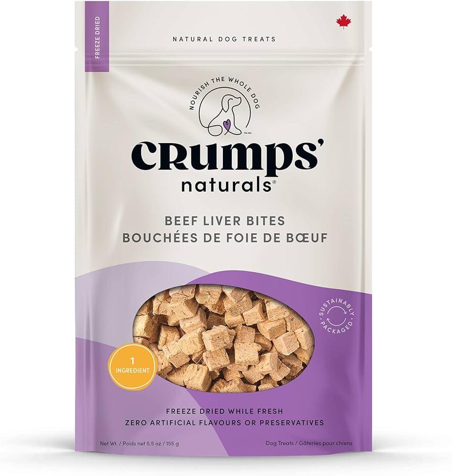 Crumps Freeze-Dried Beef Liver Bites (135g)