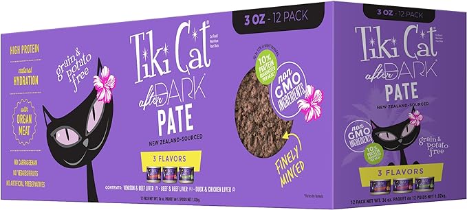 TIKI CAT AFTER DARK PATE VAR PK CAN 3OZ - Tail Blazers Etobicoke